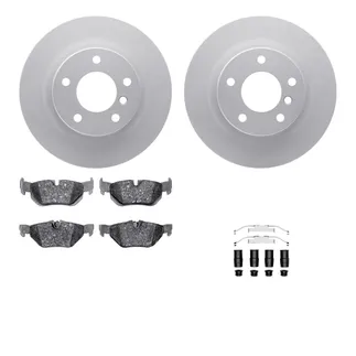 R1 Concepts WDUH1-31216 Carbon Series Brake Rotors W/ 5000 Oep Brake Pads & Hdw